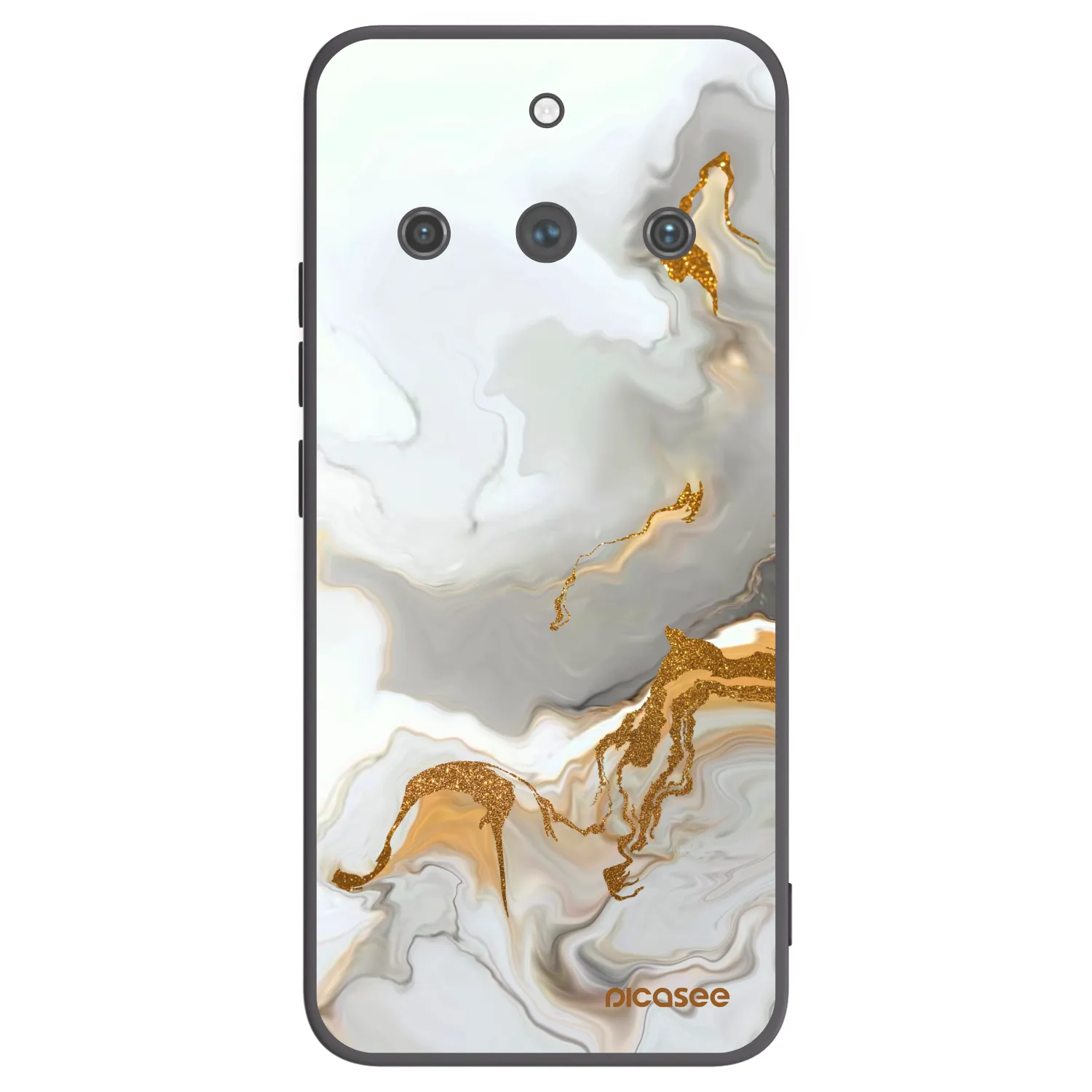 Picasee Realme 11 Pro+ Hülle - Schwarzes Silikon - Her