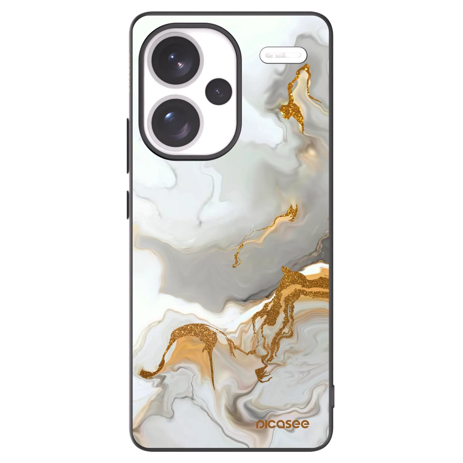 Picasee Xiaomi Redmi Note 13 Pro+ 5G Hülle - Schwarzes Silikon - Her