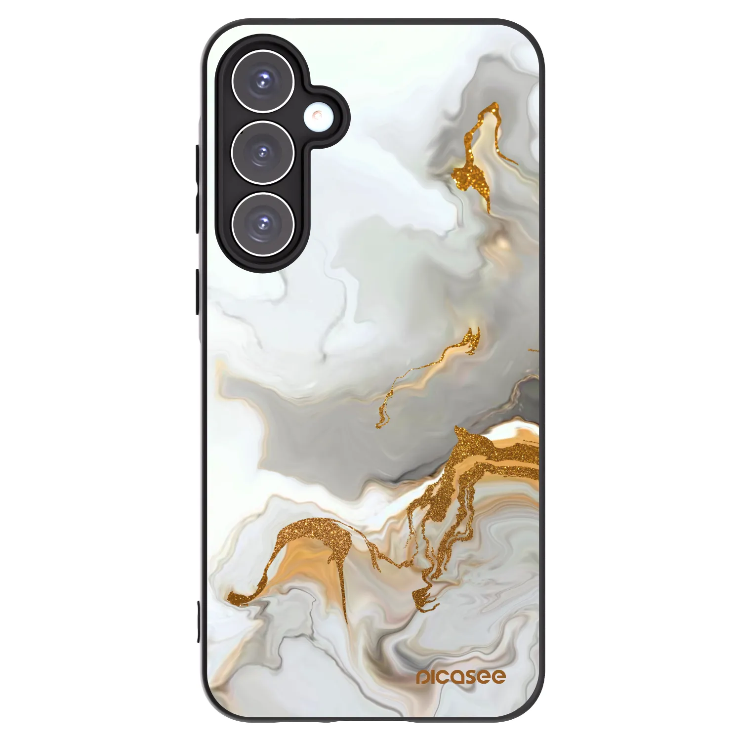 Picasee Samsung Galaxy A55 5G A556B Hülle - Schwarzes Silikon - Her