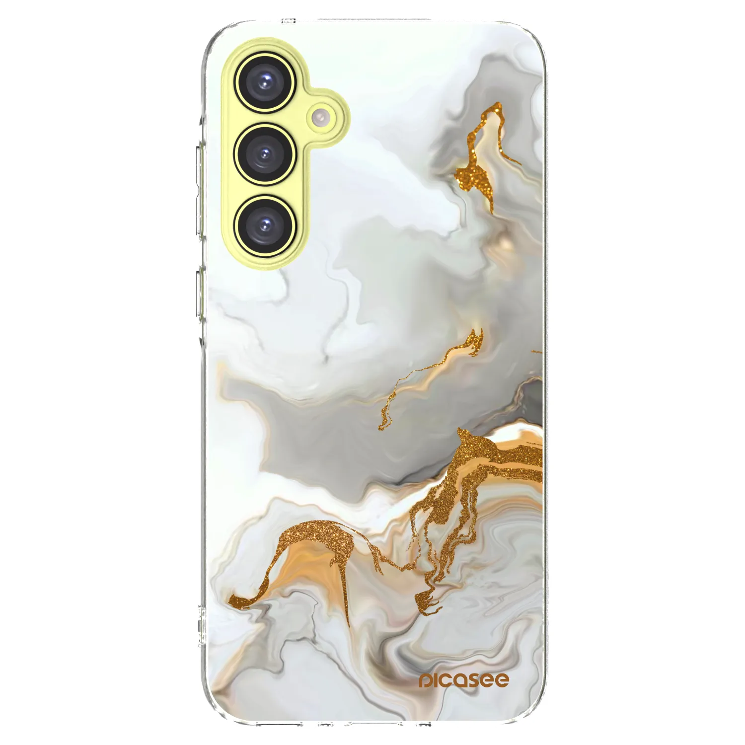 Picasee Samsung Galaxy A35 5G A356B Hülle - Transparentes Silikon - Her