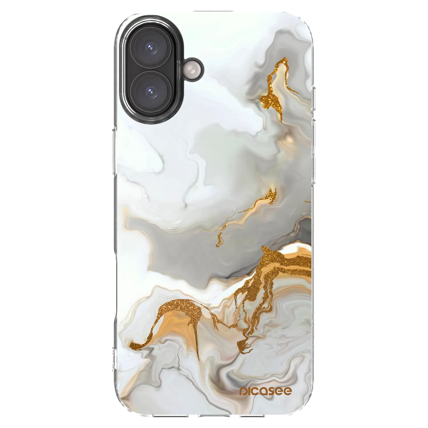 Picasee Apple iPhone 16 Plus Hülle - Transparentes Silikon - Her