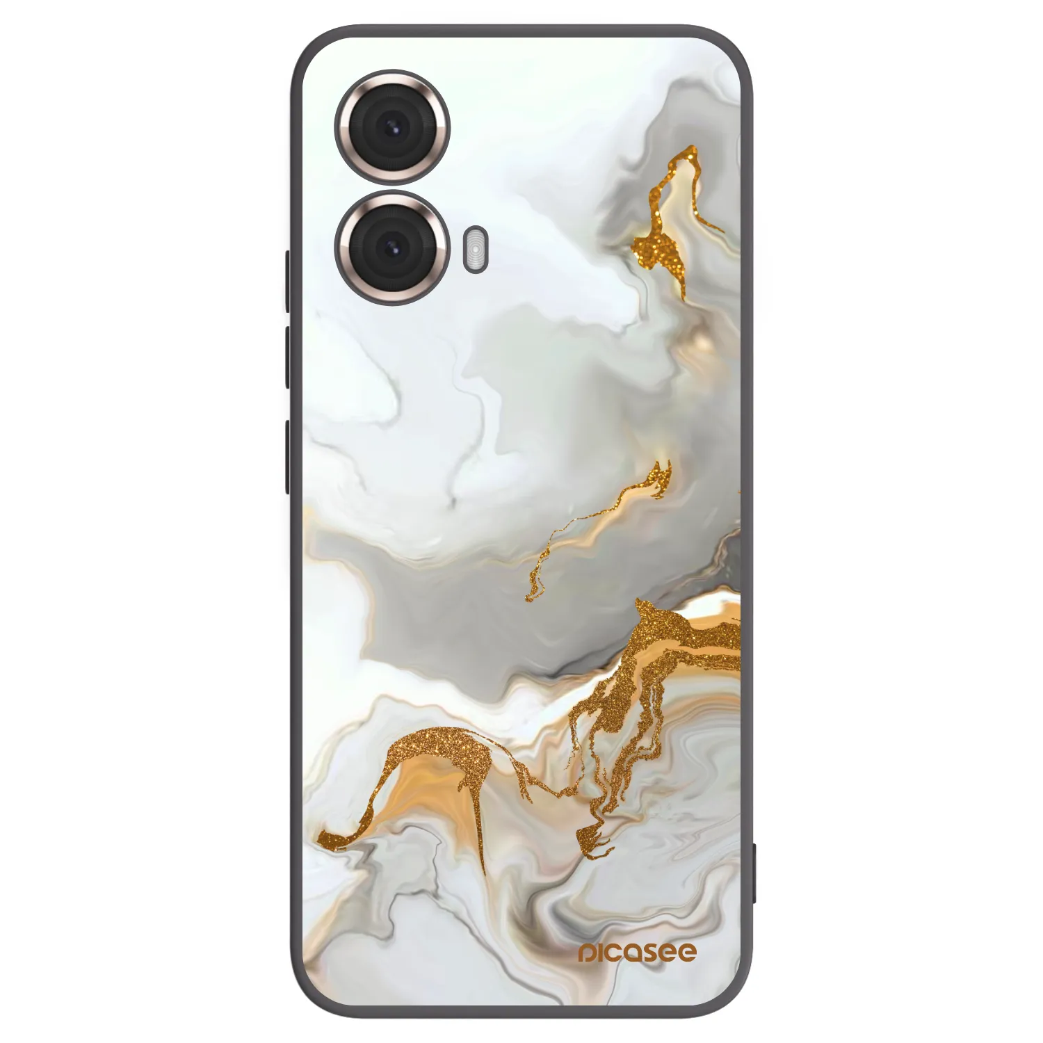 Picasee Motorola Moto G85 Hülle - Schwarzes Silikon - Her