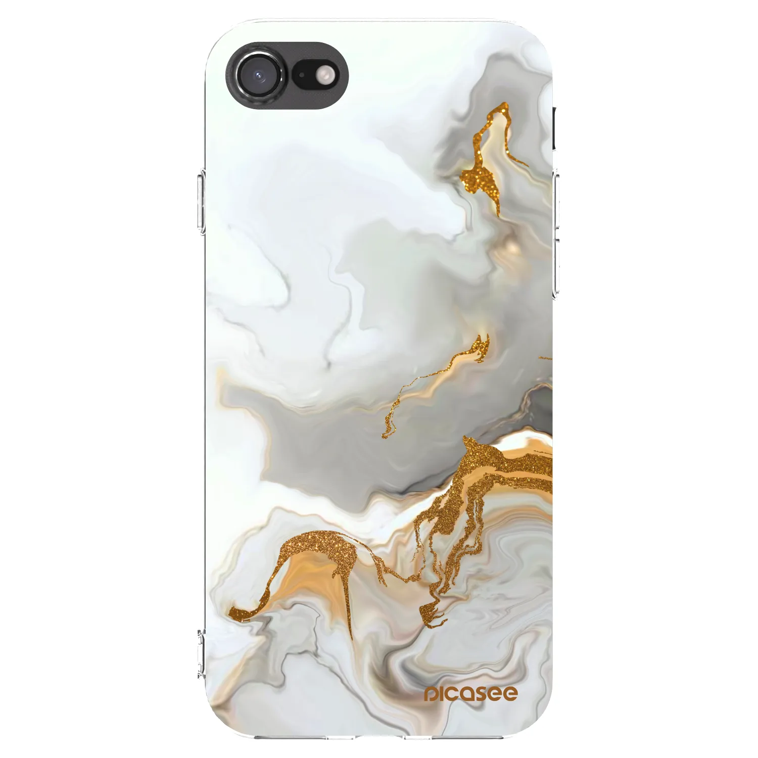 Picasee Apple iPhone 7 Hülle - Transparentes Silikon - Her