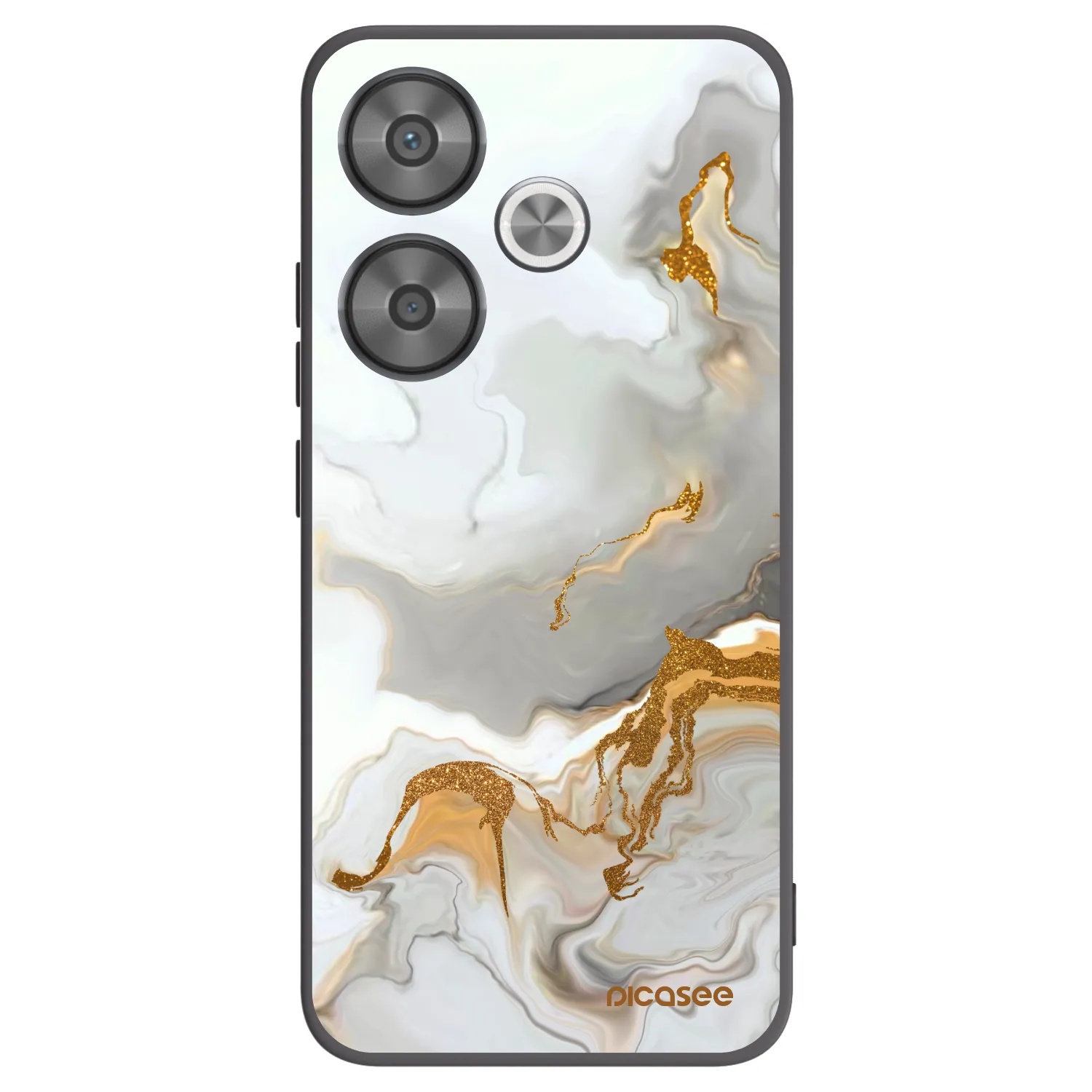 Picasee Xiaomi Poco F6 Hülle - Schwarzes Silikon - Her