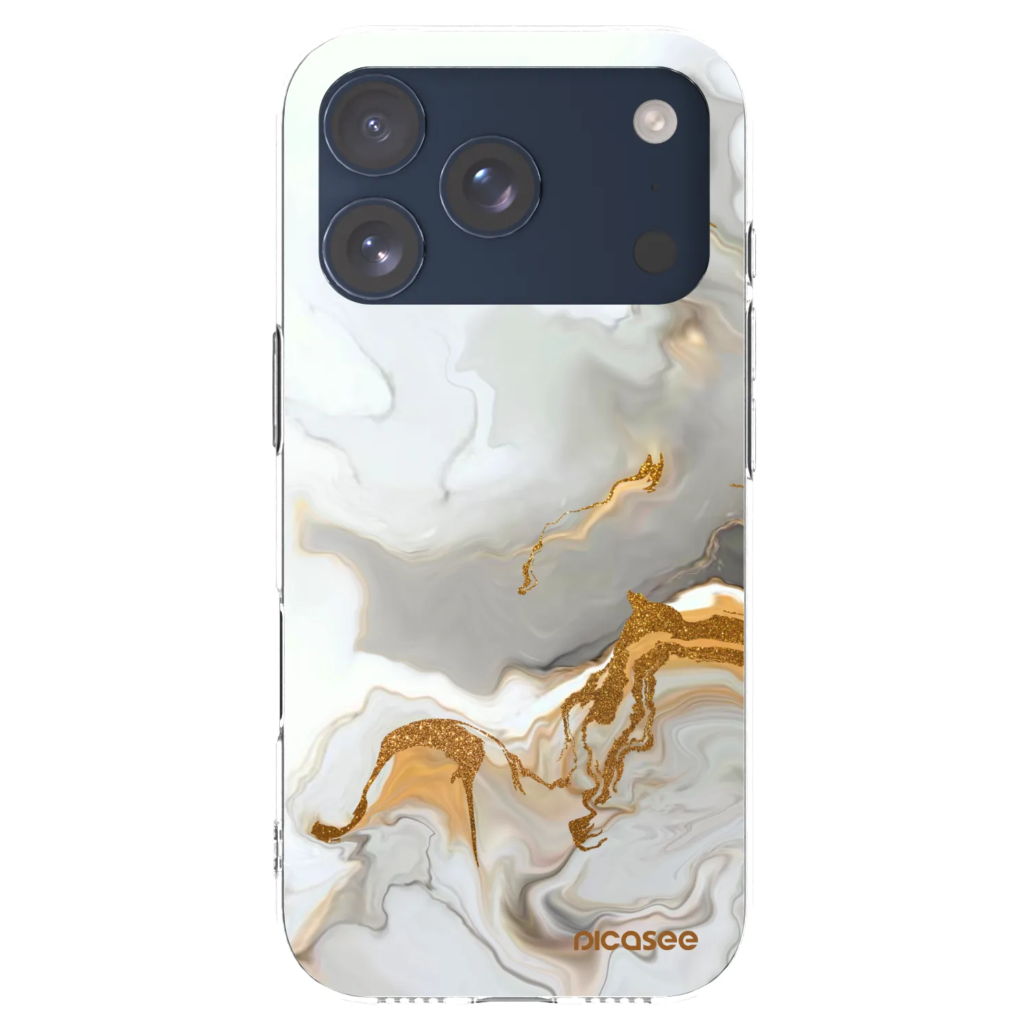 Picasee Apple iPhone 17 Pro Hülle - Transparentes Silikon - Her