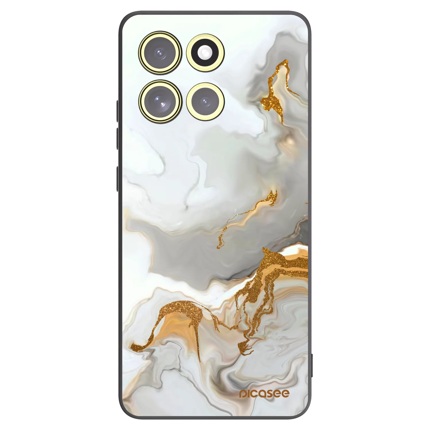 Picasee Motorola Moto G86 5G Hülle - Schwarzes Silikon - Her