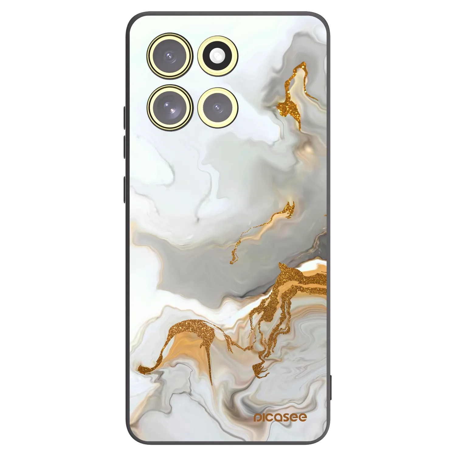 Picasee Motorola Moto G86 Power 5G Hülle - Schwarzes Silikon - Her