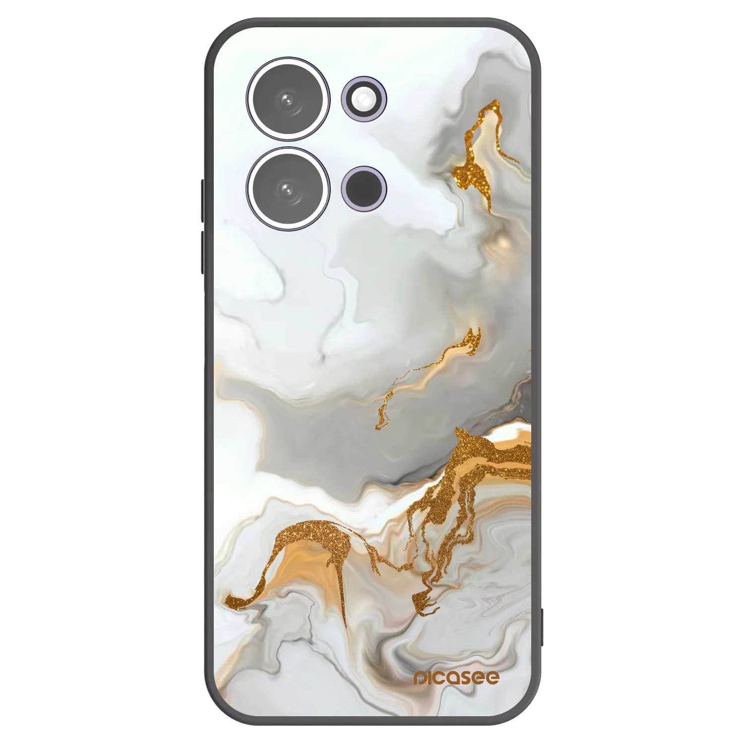 Picasee Xiaomi Redmi 15C 5G Hülle - Schwarzes Silikon - Her