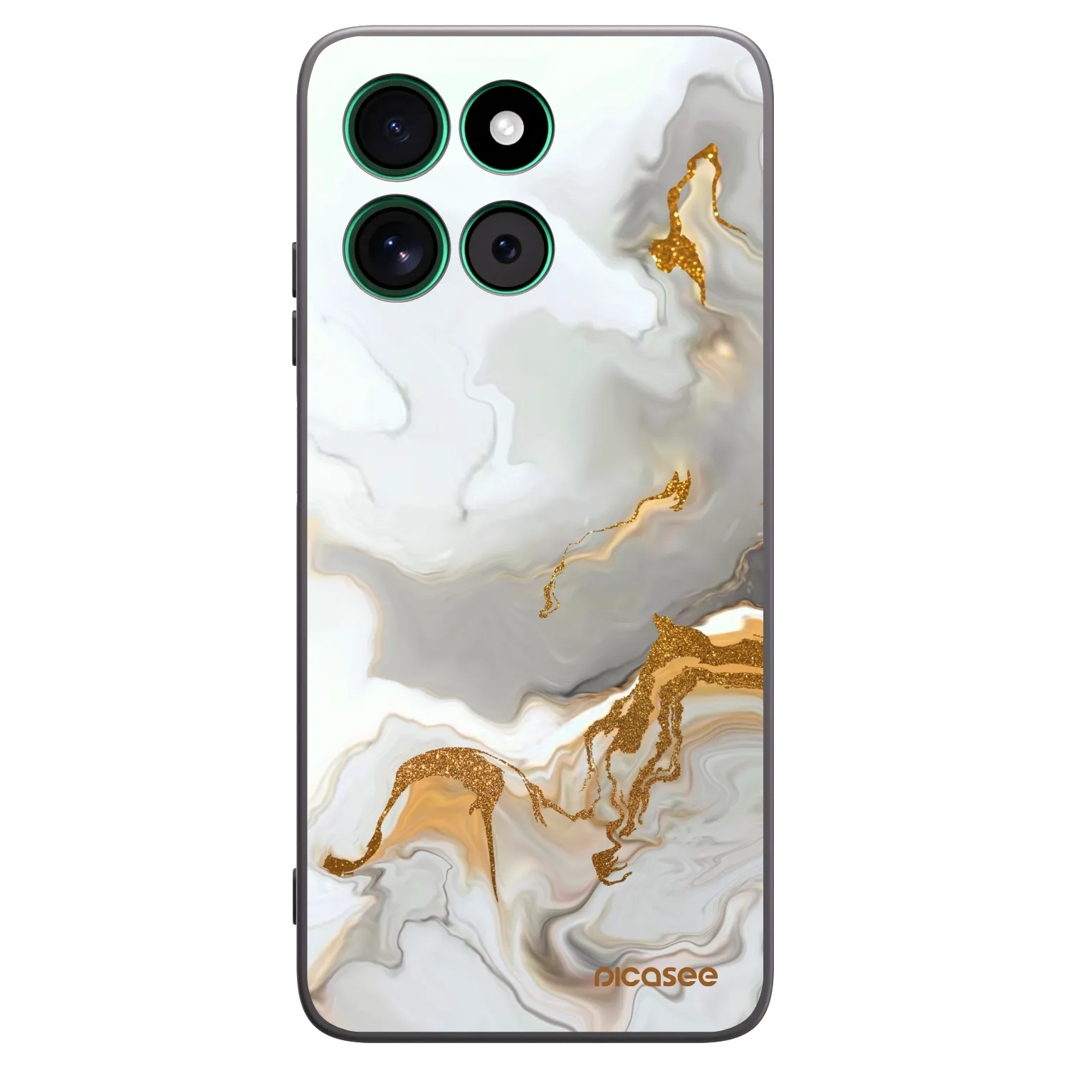 Picasee Motorola Moto G57 Power Hülle - Schwarzes Silikon - Her