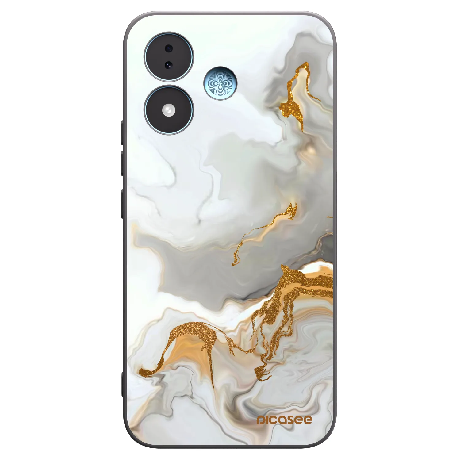 Picasee Xiaomi Redmi Note 17 5G Hülle - Schwarzes Silikon - Her