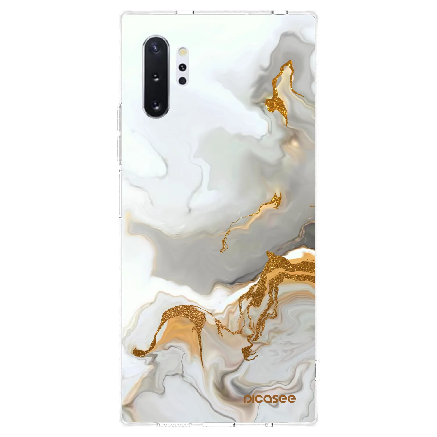 Picasee Samsung Galaxy Note 10+ N975F Hülle - Transparentes Silikon - Her