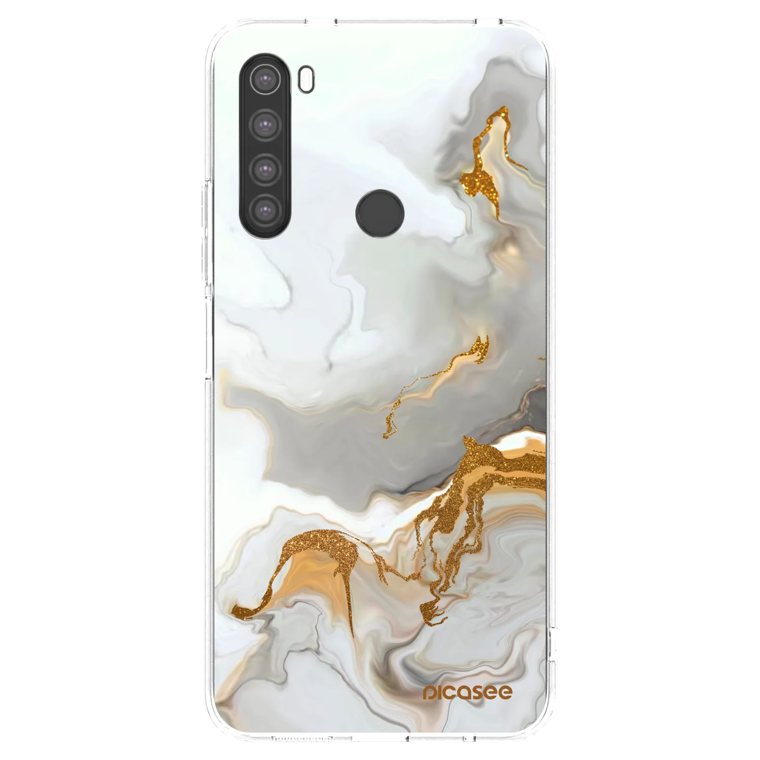 Picasee Xiaomi Redmi Note 8 Hülle - Transparentes Silikon - Her