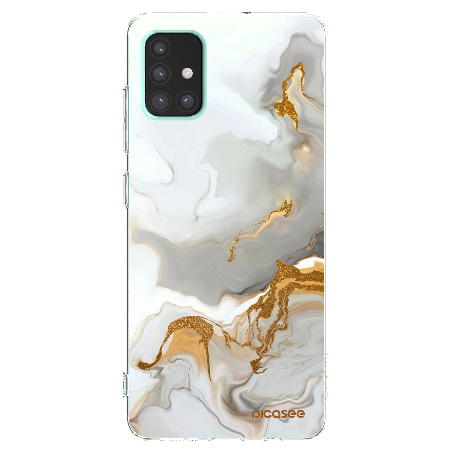 Picasee Samsung Galaxy A51 A515F Hülle - Transparentes Silikon - Her