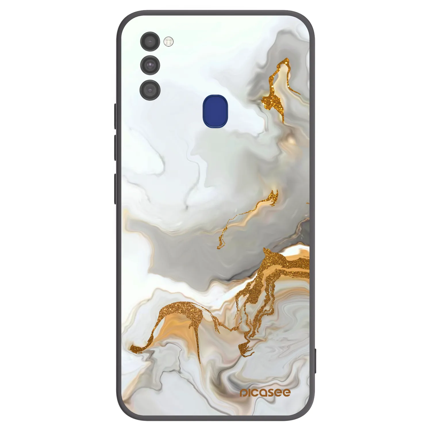 Picasee Samsung Galaxy M21 M215F Hülle - Schwarzes Silikon - Her