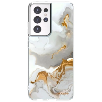 Picasee Samsung Galaxy S21 Ultra 5G G998B Hülle - Transparentes Silikon - Her