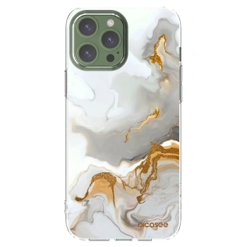 Picasee Apple iPhone 13 Pro Max Hülle - Transparentes Silikon - Her