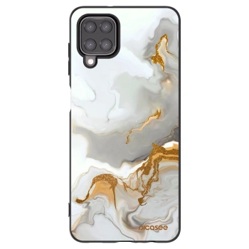 Picasee Samsung Galaxy M12 M127F Hülle - Schwarzes Silikon - Her