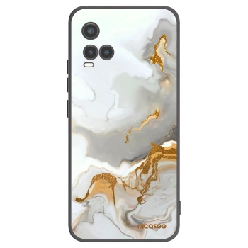 Picasee Vivo Y33s Hülle - Schwarzes Silikon - Her