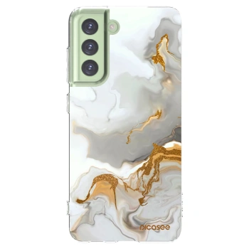 Picasee Samsung Galaxy S21 FE 5G Hülle - Transparentes Silikon - Her
