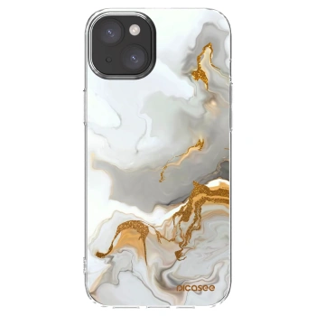 Picasee Apple iPhone 15 Plus Hülle - Transparentes Silikon - Her