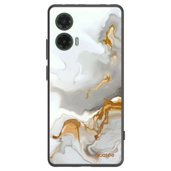 Picasee Motorola Moto G35 5G Hülle - Schwarzes Silikon - Her