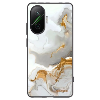 Picasee Xiaomi Poco F7 5G Hülle - Schwarzes Silikon - Her