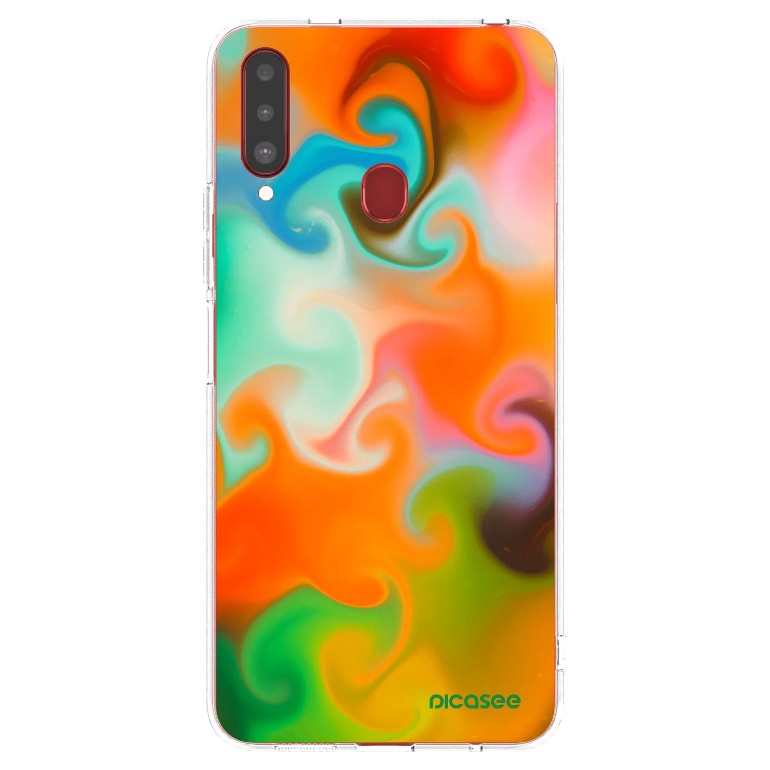 Picasee Samsung Galaxy A20s Hülle - Transparentes Silikon - Juice