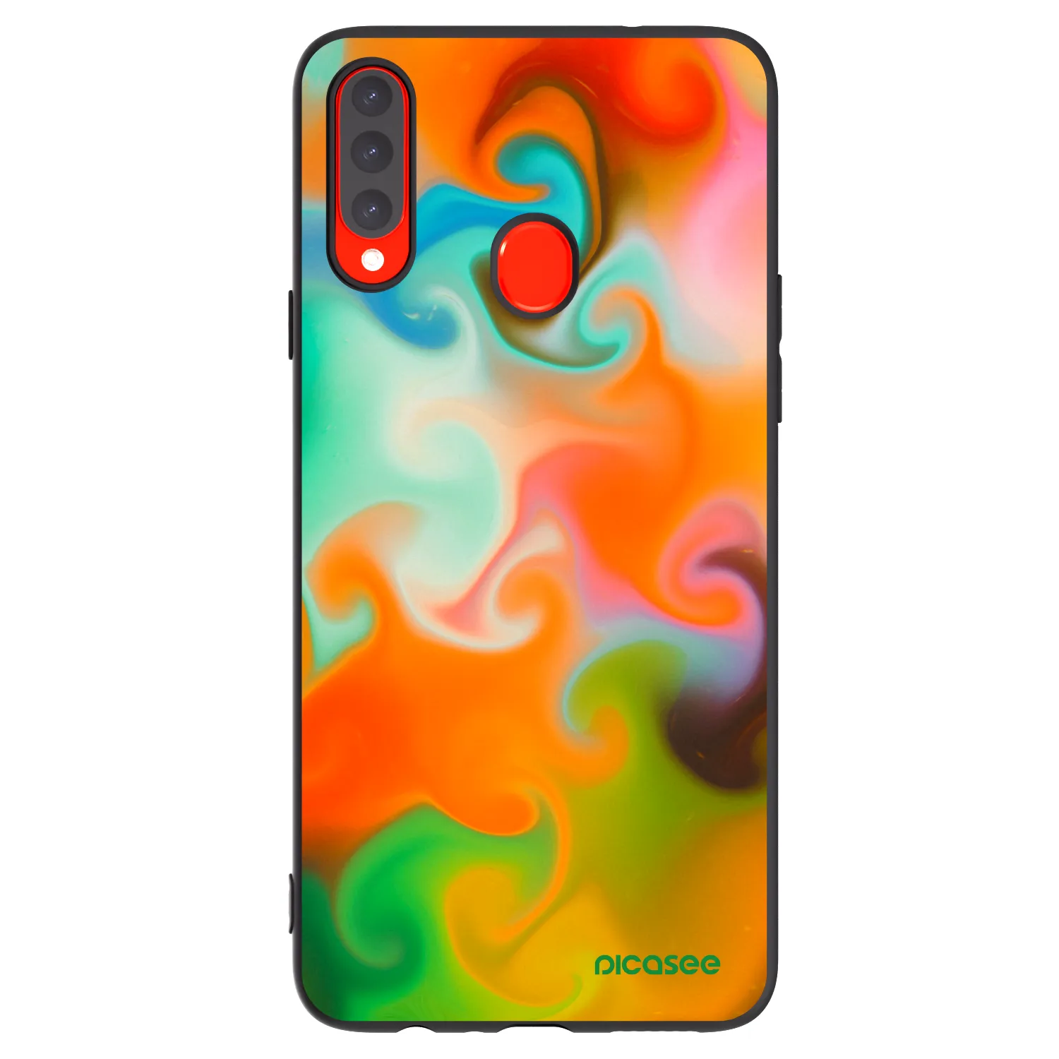Picasee Samsung Galaxy A20s Hülle - Schwarzes Silikon - Juice