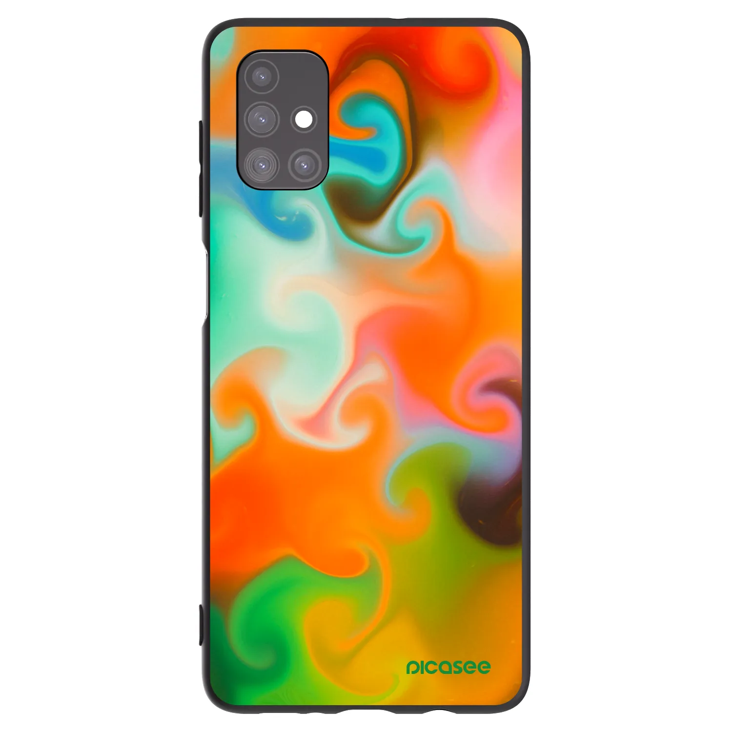 Picasee Samsung Galaxy M51 M515F Hülle - Schwarzes Silikon - Juice