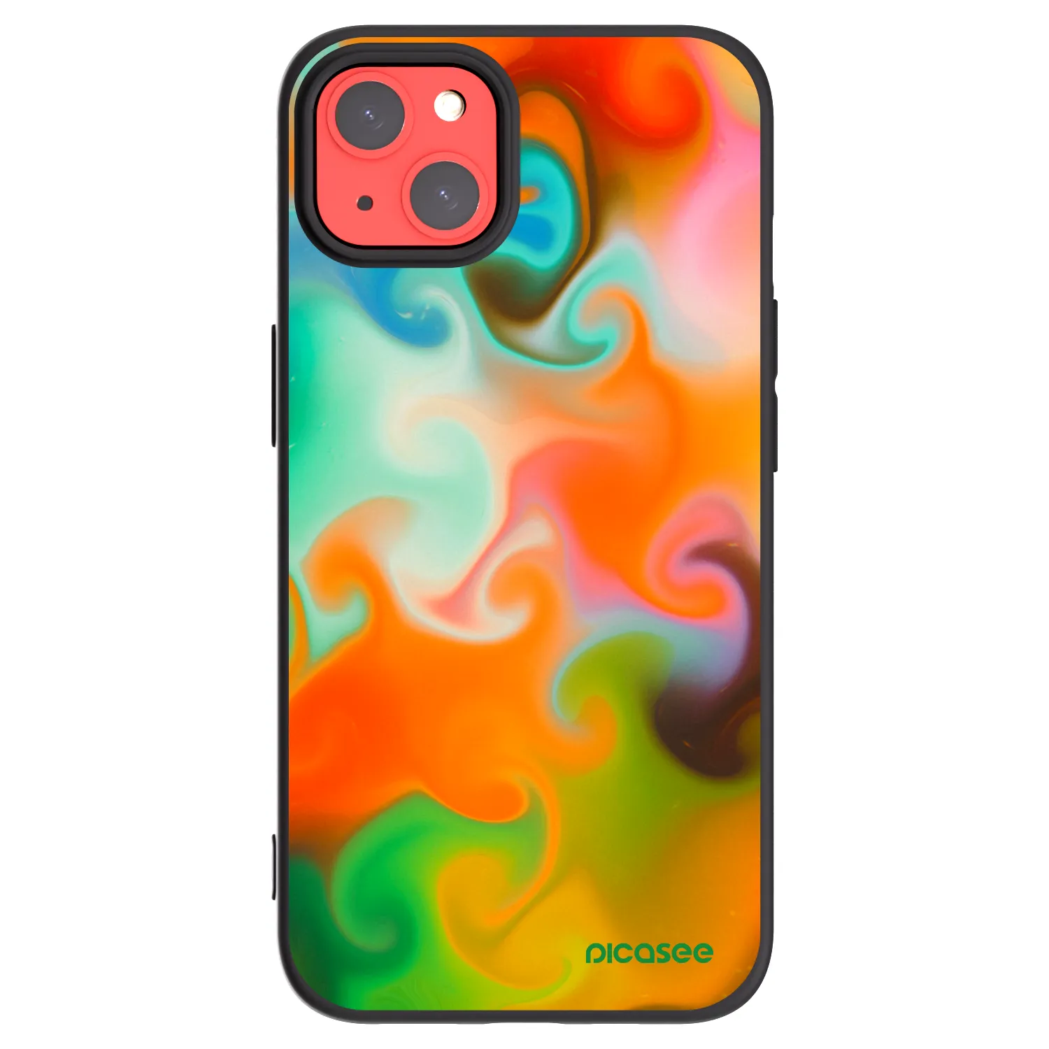 Picasee Apple iPhone 13 Hülle - Schwarzes Silikon - Juice