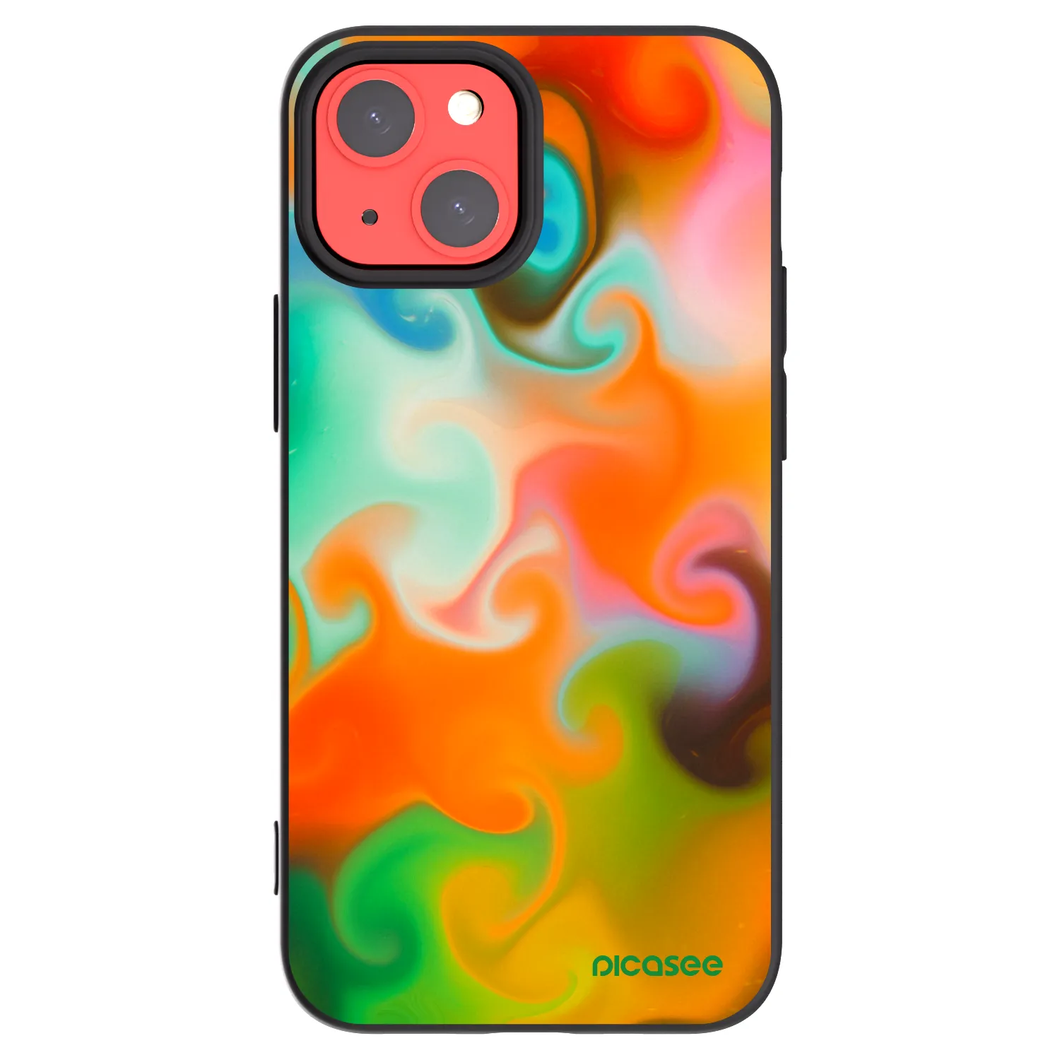 Picasee Apple iPhone 13 mini Hülle - Schwarzes Silikon - Juice