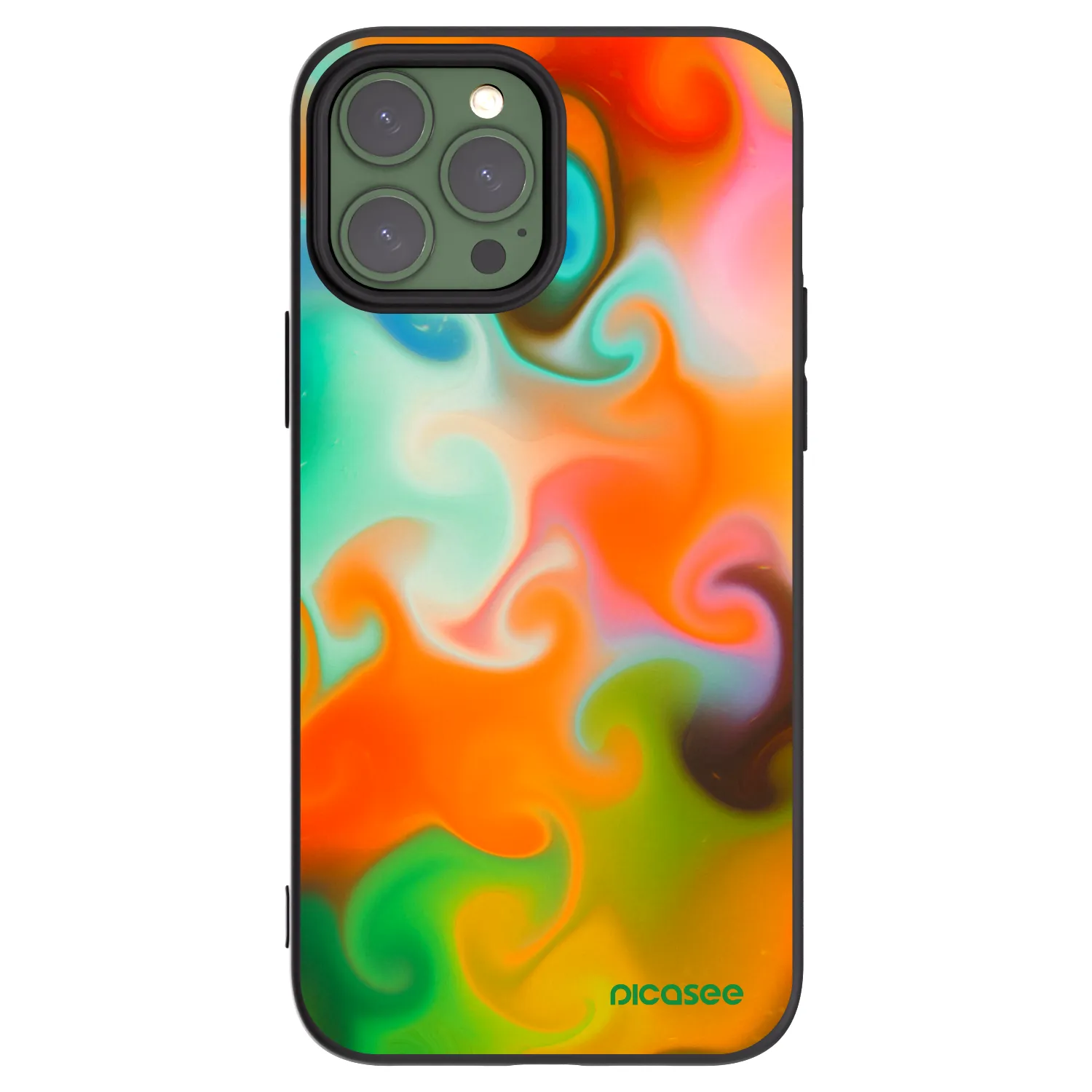 Picasee Apple iPhone 13 Pro Max Hülle - Schwarzes Silikon - Juice