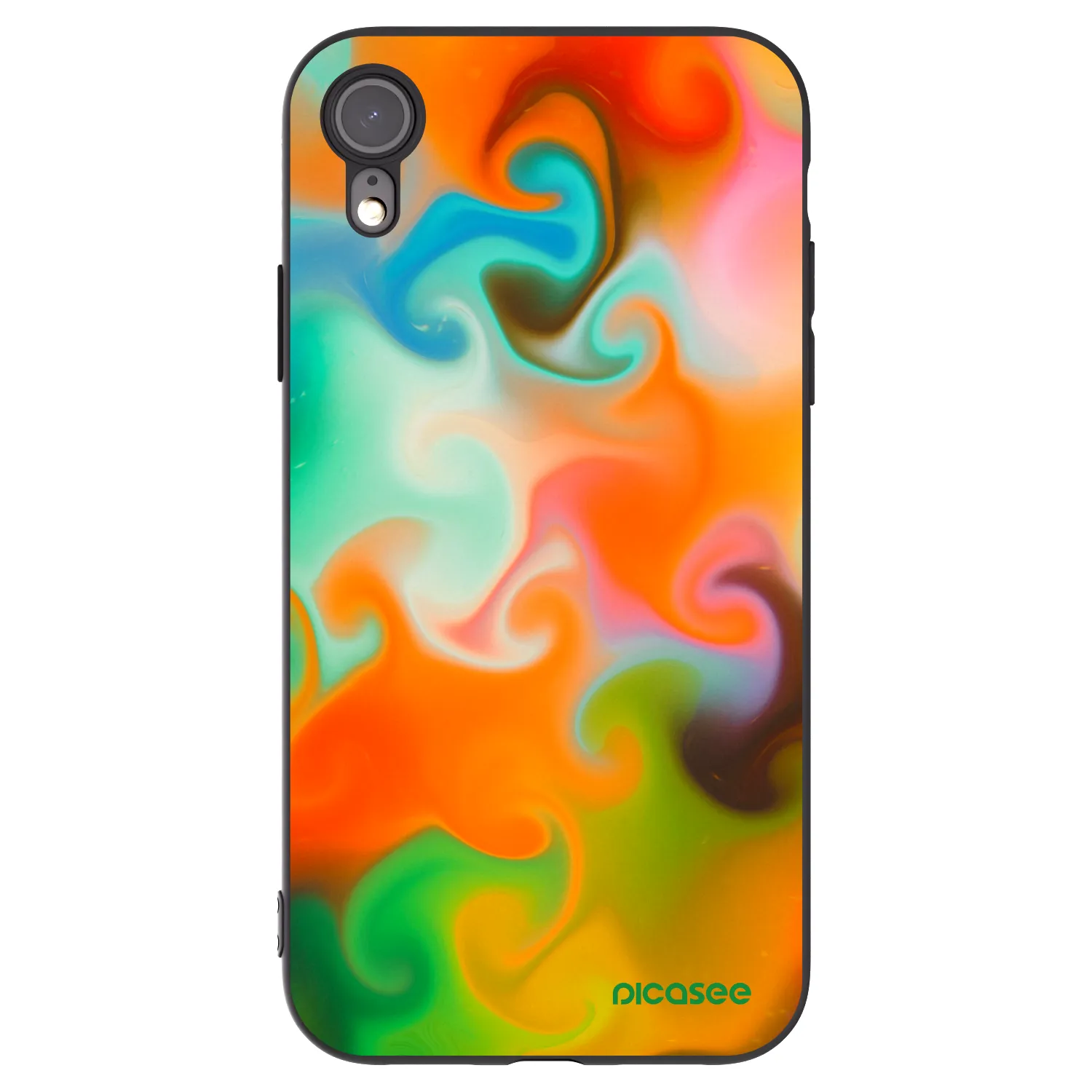 Picasee Apple iPhone XR Hülle - Schwarzes Silikon - Juice