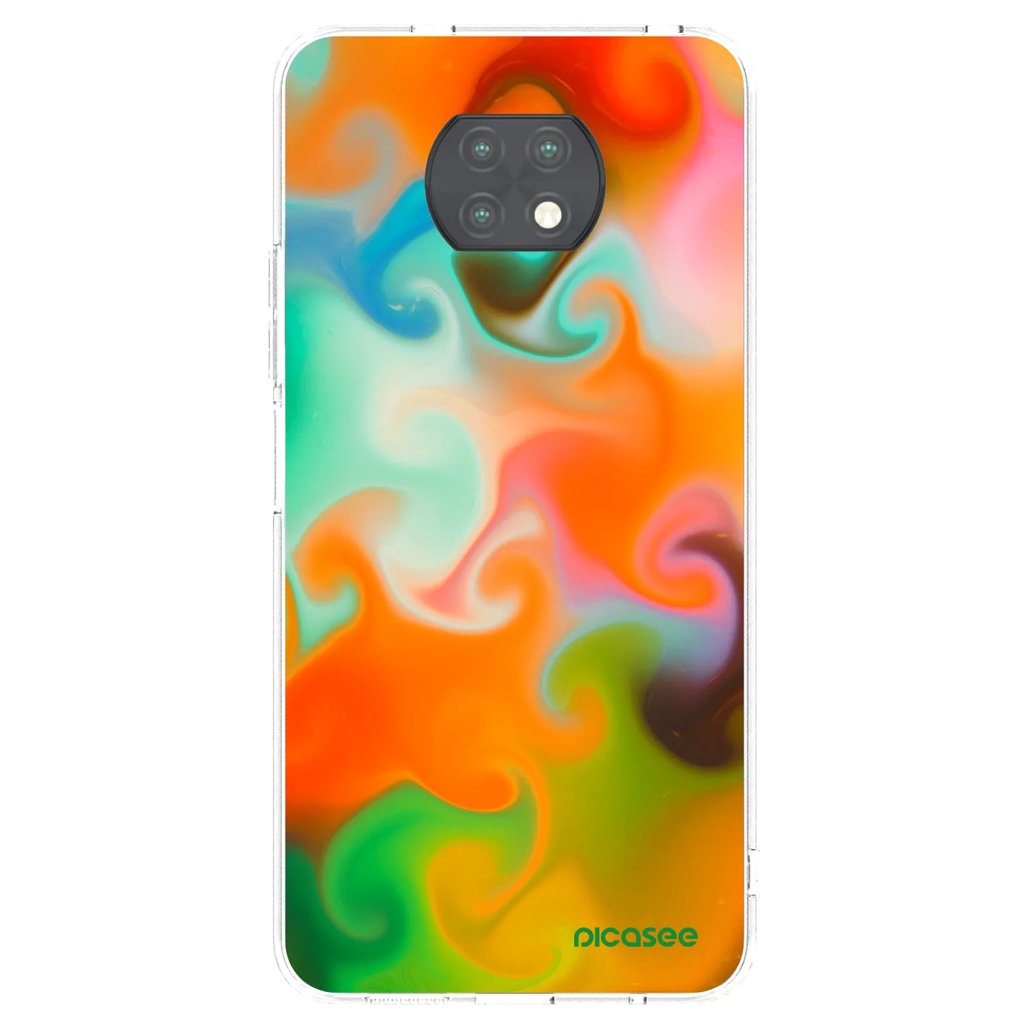 Picasee Xiaomi Redmi Note 9T Hülle - Transparentes Silikon - Juice