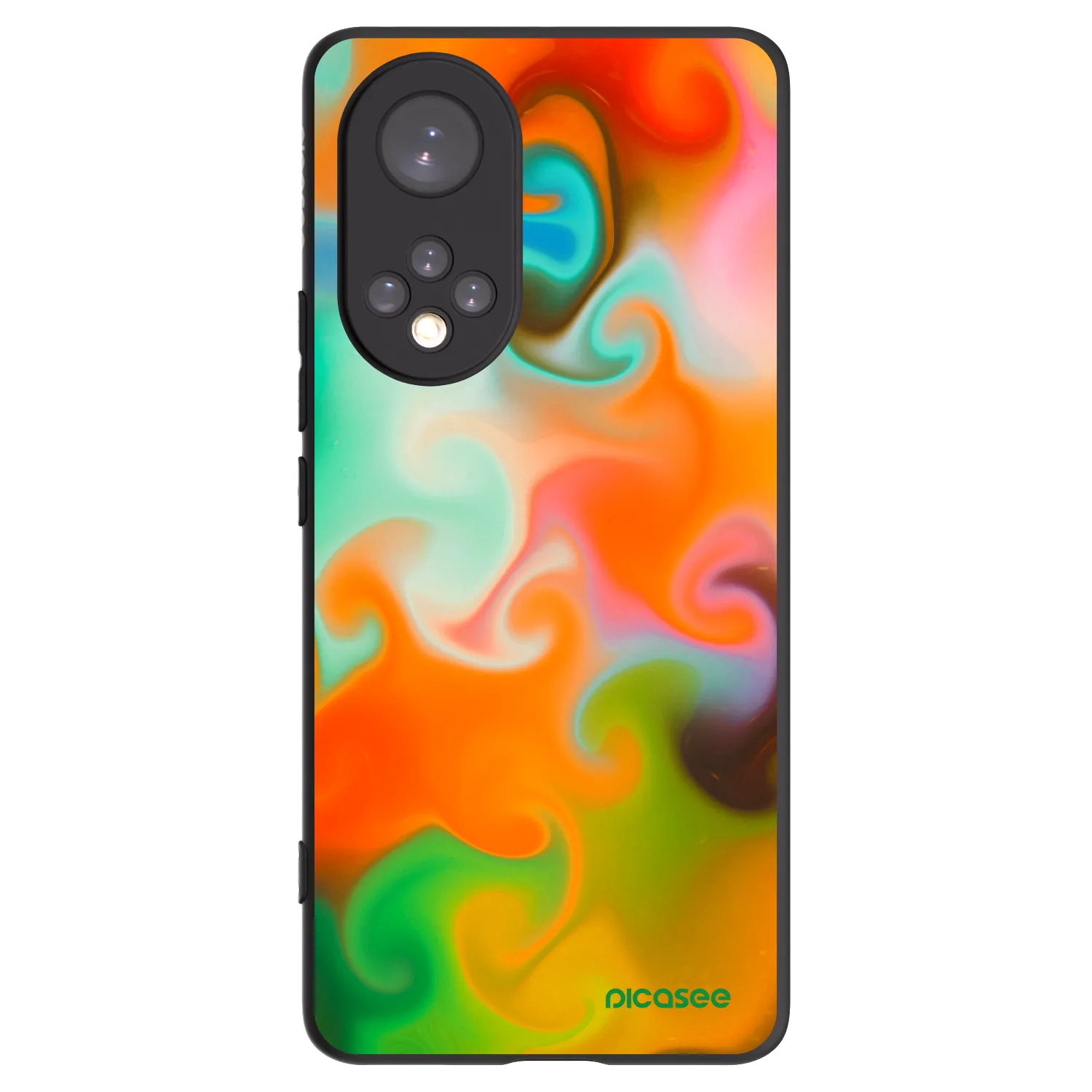 Picasee Honor 50 5G Hülle - Schwarzes Silikon - Juice