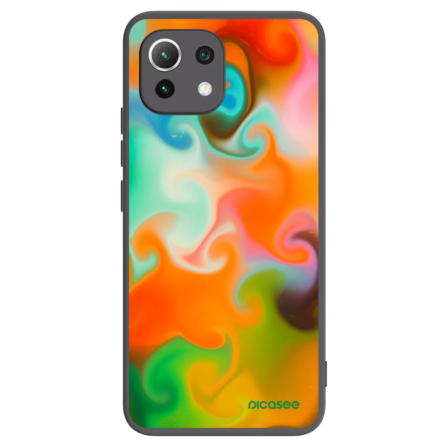 Picasee Xiaomi 11 Lite 5G NE Hülle - Schwarzes Silikon - Juice