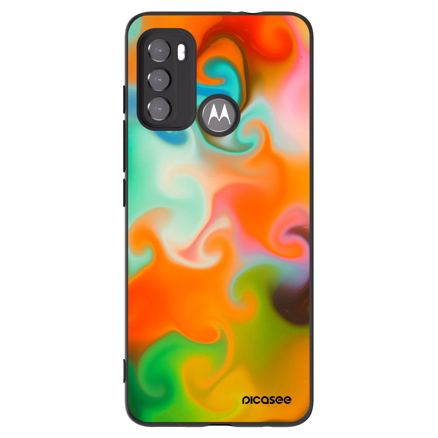 Picasee Motorola Moto G60 Hülle - Schwarzes Silikon - Juice