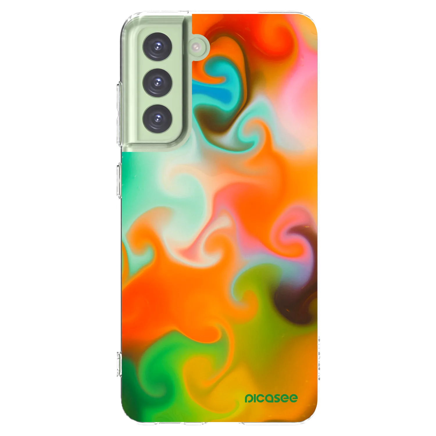 Picasee Samsung Galaxy S21 FE 5G Hülle - Transparentes Silikon - Juice