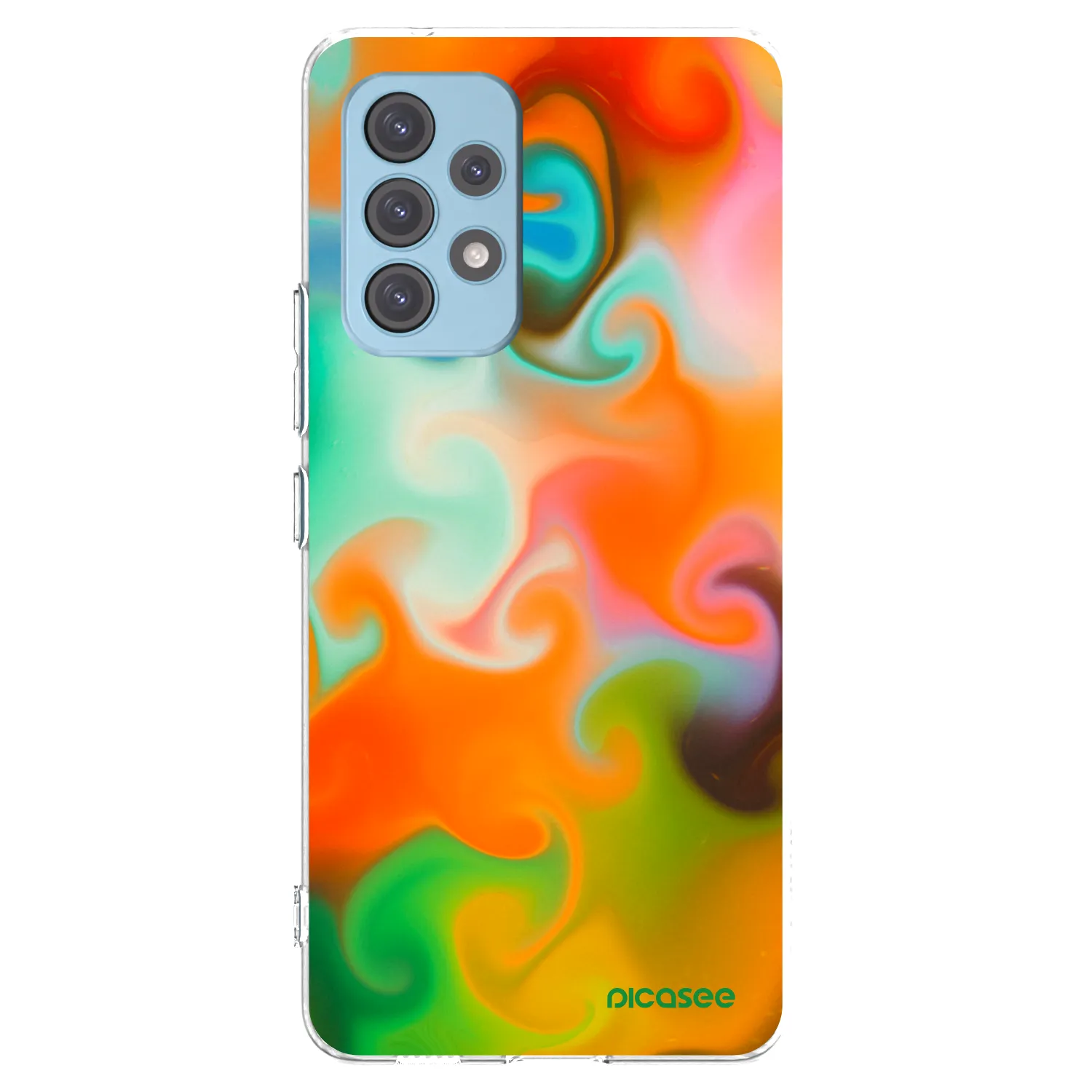 Picasee Samsung Galaxy A53 5G A536 Hülle - Transparentes Silikon - Juice