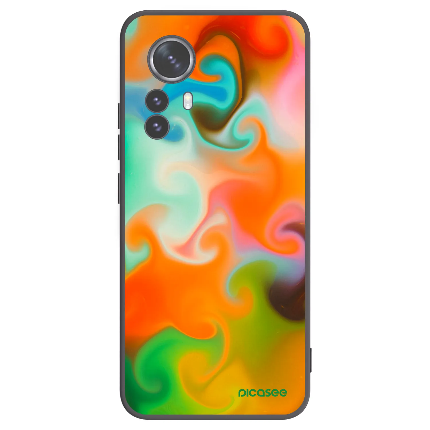 Picasee Xiaomi 12 Pro Hülle - Schwarzes Silikon - Juice