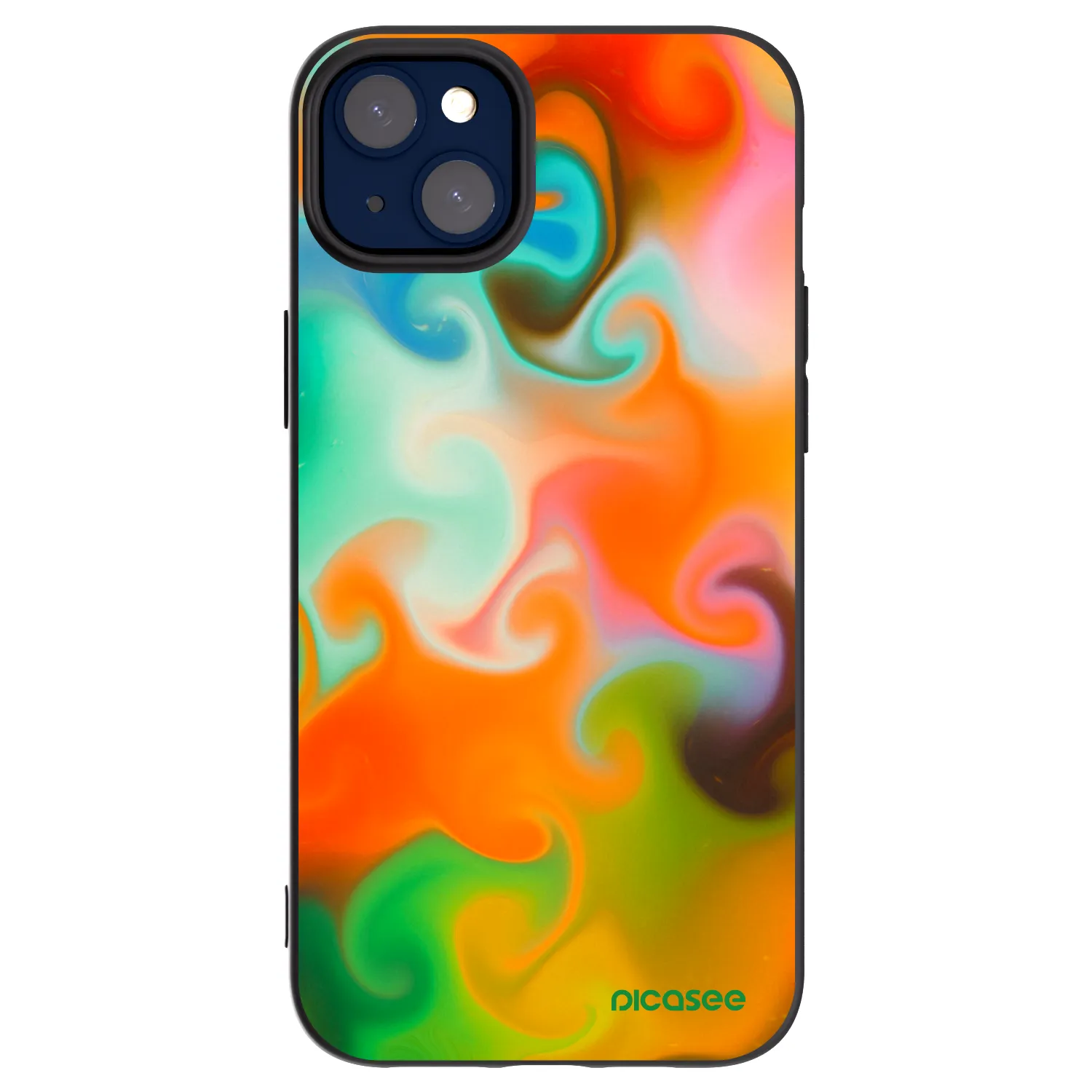 Picasee Apple iPhone 14 Plus Hülle - Schwarzes Silikon - Juice