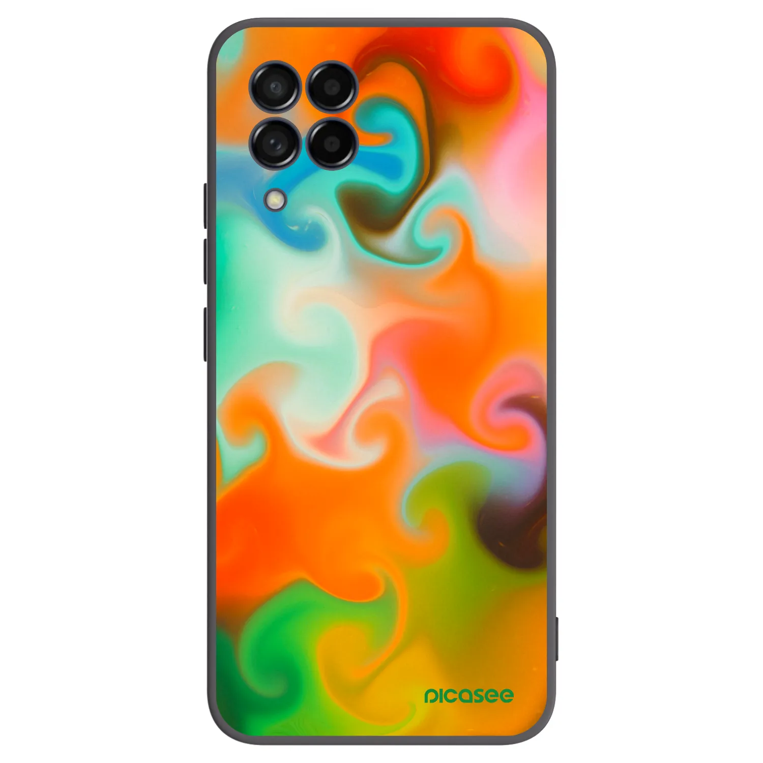 Picasee Samsung Galaxy M53 5G Hülle - Schwarzes Silikon - Juice