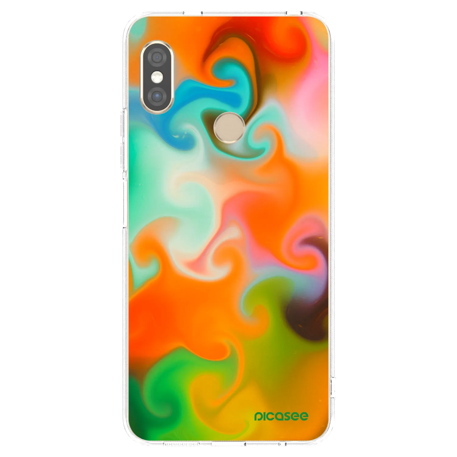 Picasee Xiaomi Redmi Note 5 Global Hülle - Transparentes Silikon - Juice