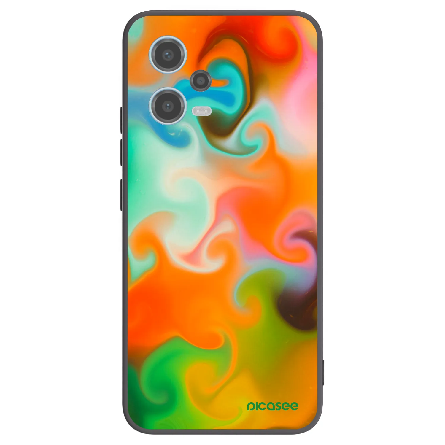 Picasee Xiaomi Redmi Note 12 5G Hülle - Schwarzes Silikon - Juice