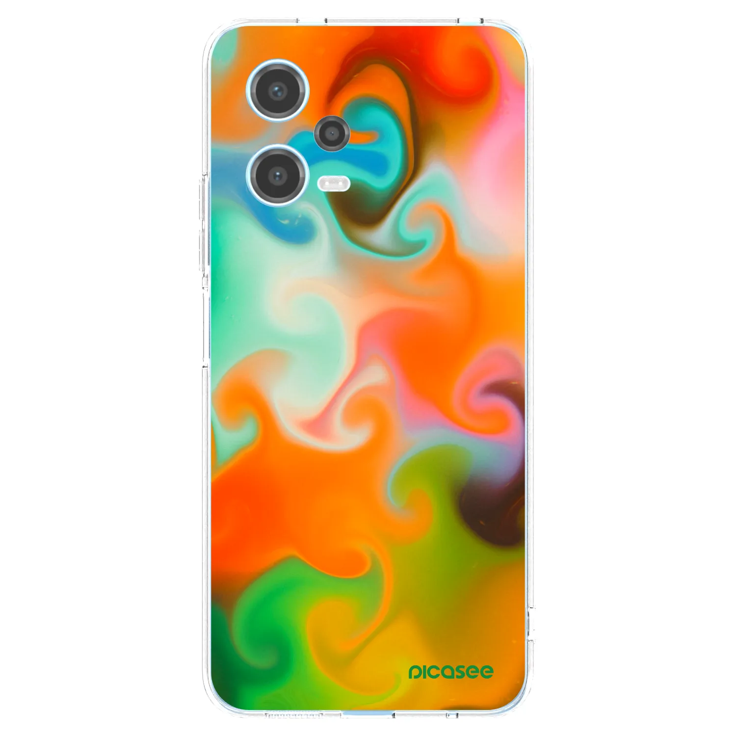 Picasee Xiaomi Redmi Note 12 5G Hülle - Transparentes Silikon - Juice