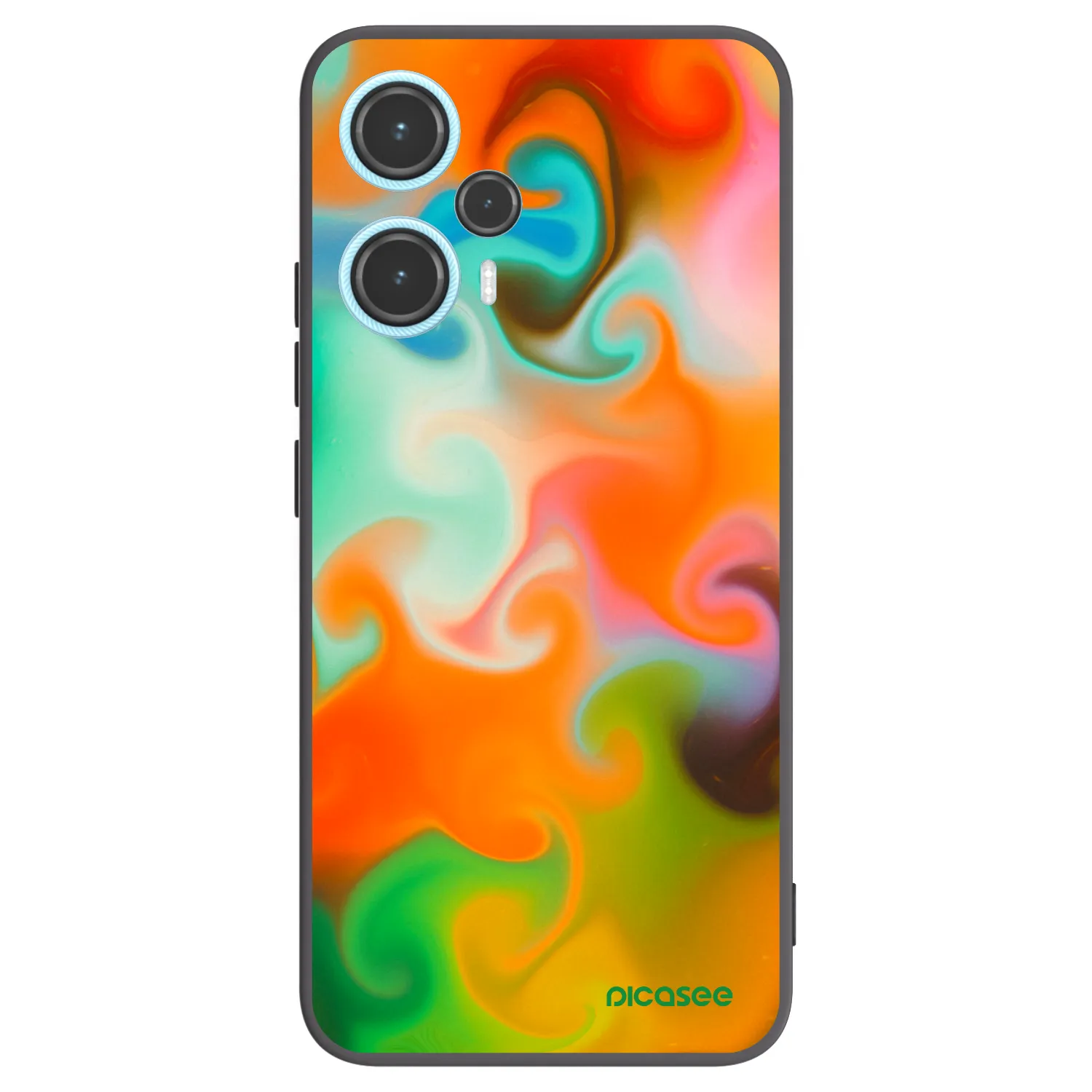 Picasee Xiaomi Poco F5 Hülle - Schwarzes Silikon - Juice