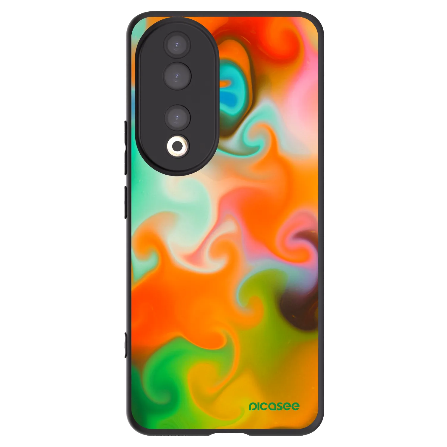 Picasee Honor 90 5G Hülle - Schwarzes Silikon - Juice