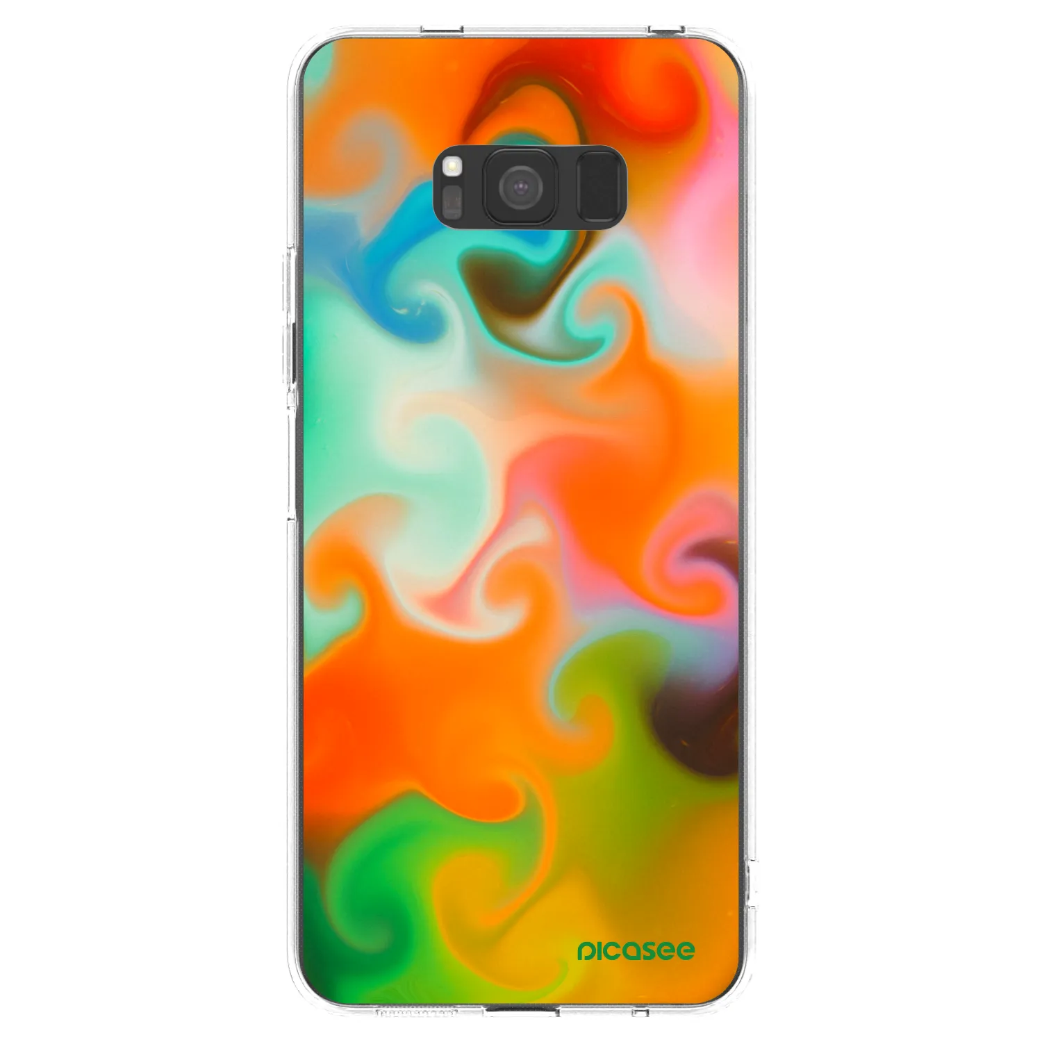 Picasee Samsung Galaxy S8 G950F Hülle - Transparentes Silikon - Juice