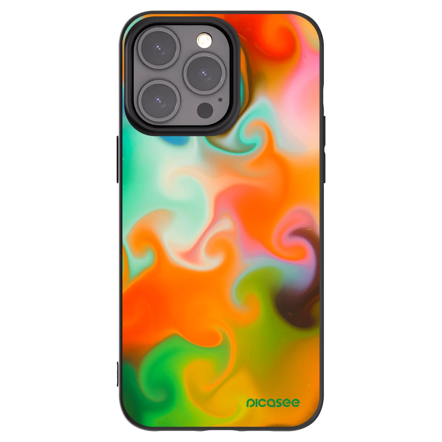 Picasee Apple iPhone 15 Pro Max Hülle - Schwarzes Silikon - Juice