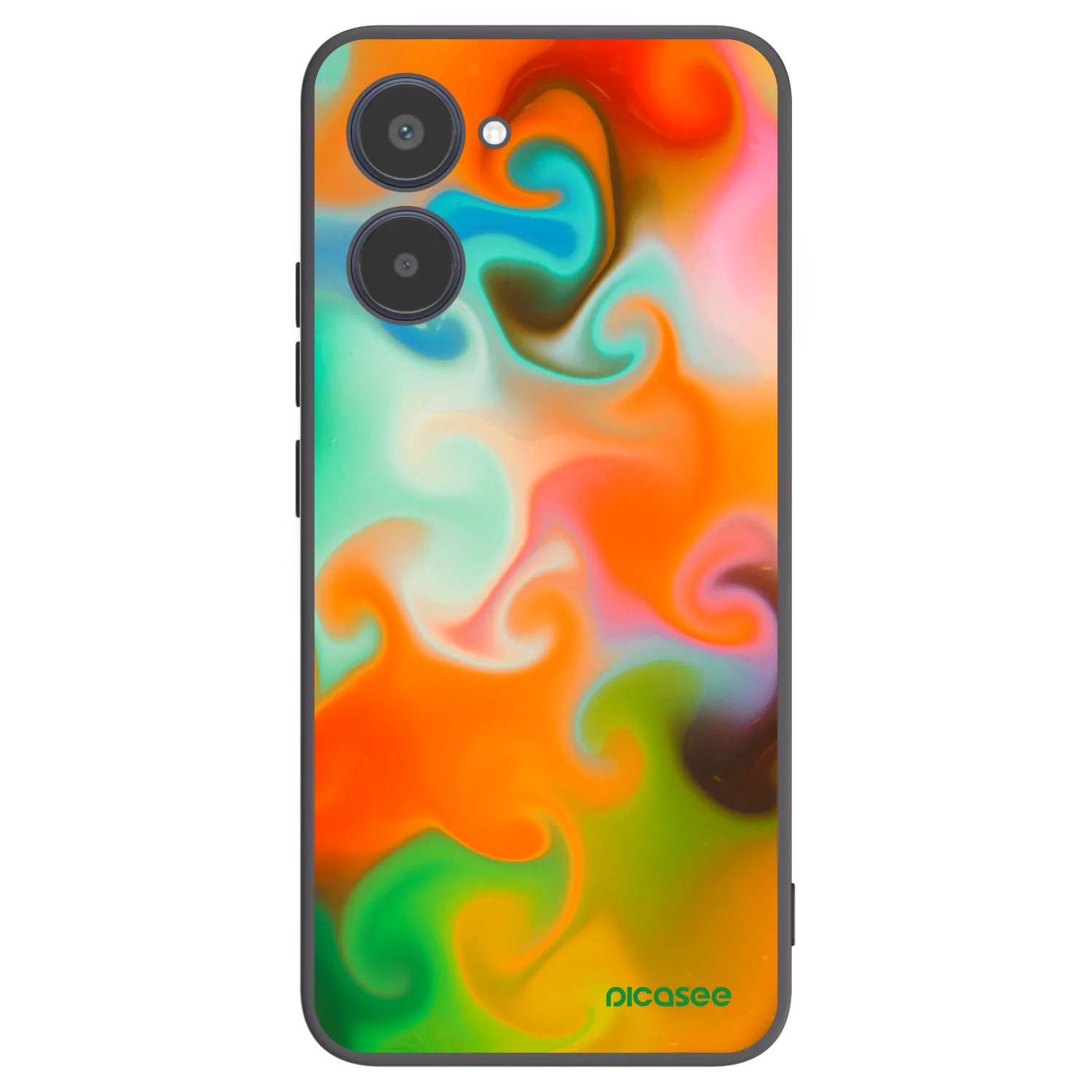 Picasee Realme 10 4G Hülle - Schwarzes Silikon - Juice